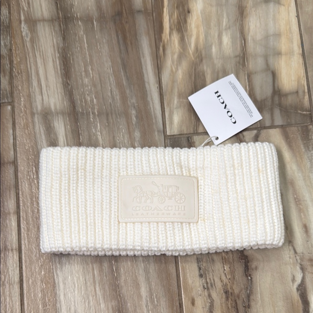 NWT Coach Cream Earband